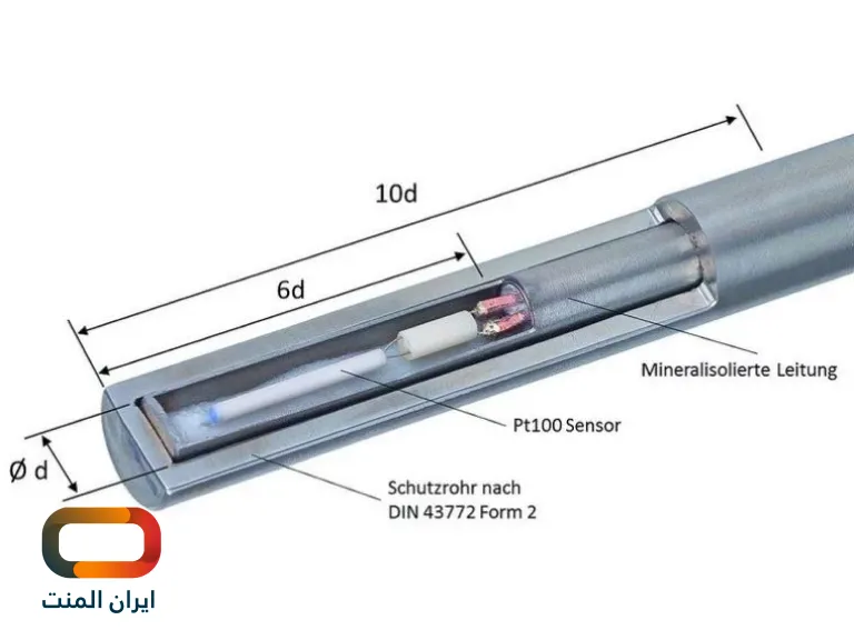 نحوه اتصال سنسور pt100 سه سیمه