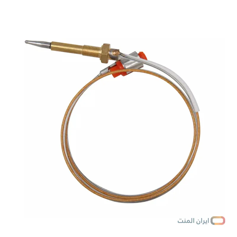 ترموکوپل تک سیم و تک فیش اجاق گاز با قابلیت تحمل دماهای بالا، ایمنی بیشتر و نصب آسان. مناسب برای اجاق‌های گازی خانگی و صنعتی. 